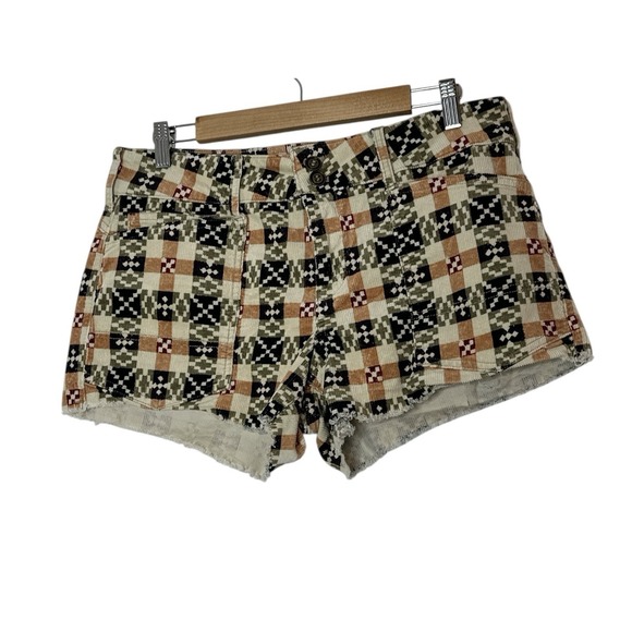 Anthropologie Pilcro The Wanderer Shorts Women's Size 30 Boho‎ Corduroy Bohemian - Picture 2 of 11